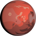 Cartoon Mars by Noel Ruppenthal